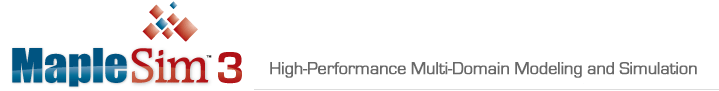 MapleSim - High-Performance Multi-Domain Modeling and Simulation