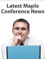 Latest Maple Conference News
