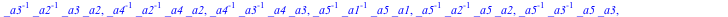 GroupTheory:-FPGroup([_a1, _a2, _a3, _a4, _a5, _a6, _a7], {[_a6, _a6], [_a1, _a1, `/`(1, `*`(_a3))], [_a2, _a2, `/`(1, `*`(_a4))], [_a3, _a3, `/`(1, `*`(_a5))], [_a4, _a4, `/`(1, `*`(_a6))], [_a5, _a5...