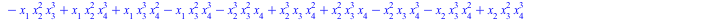 `+`(`*`(`^`(x[1], 3), `*`(`^`(x[2], 2), `*`(x[3]))), `-`(`*`(`^`(x[1], 3), `*`(`^`(x[2], 2), `*`(x[4])))), `-`(`*`(`^`(x[1], 3), `*`(x[2], `*`(`^`(x[3], 2))))), `*`(`^`(x[1], 3), `*`(x[2], `*`(`^`(x[4...