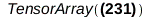 Physics:-TensorArray(F[`~a`] = `*`(m, `*`(`+`(diff(diff((Physics:-SpaceTimeVector[`~b`](X))(t), t), t), `*`(Physics:-Christoffel[`~b`, c, d], `*`(diff((Physics:-SpaceTimeVector[`~c`](X))(t), t), `*`(d...