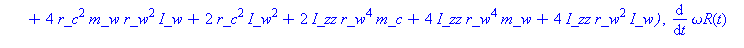 (Typesetting:-mprintslash)([{diff(x(t), `$`(t, 2)) = -sin(theta(t))*(diff(theta(t), t))*v(t)+cos(theta(t))*(diff(v(t), t)), diff(y(t), `$`(t, 2)) = cos(theta(t))*(diff(theta(t), t))*v(t)+sin(theta(t))...