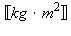 Unit(kg*m^2)