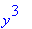 y^3