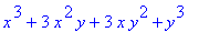 x^3+3*x^2*y+3*x*y^2+y^3