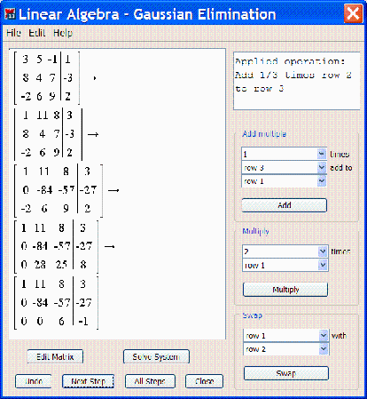 maple linear algebra