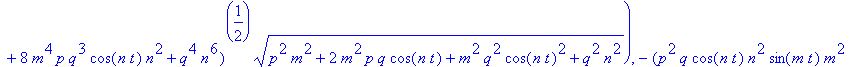 N := [(-q^2*n^2*cos(n*t)^2*cos(m*t)*m^2*p-q^3*n^4*c...
