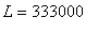L = 333000