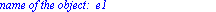 `name of the object:  e1
form of the object:  plane3d
equation of the plane:  -x+3*y+z-8 = 0`