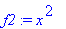 f2 := x^2