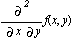 Diff(f(x, y), y, x)