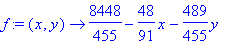 f := proc (x, y) options operator, arrow; 8448/455-...