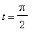 t = Pi/2