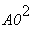 A0^2