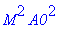 M^2*A0^2