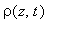 rho(z,t)