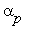 alpha[p]