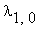 lambda[1,0]