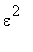 epsilon^2