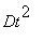 Dt^2