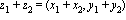 z[1]+z[2] = (x[1]+x[2], y[1]+y[2])