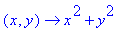 proc (x, y) options operator, arrow; x^2+y^2 end pr...