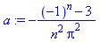 -((-1)^n-3)/(n^2*Pi^2)