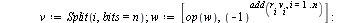 `:=`(Walsh, proc (n, j, x, opt) local u, v, w, i, r; `:=`(u, Bits:-Split(j, bits = n)); `:=`(w, [1]); if `or`(`<`(nargs, 4), opt = (order = Walsh)) then if n = 0 then `:=`(r, [0]) elif n = 1 then `:=`...